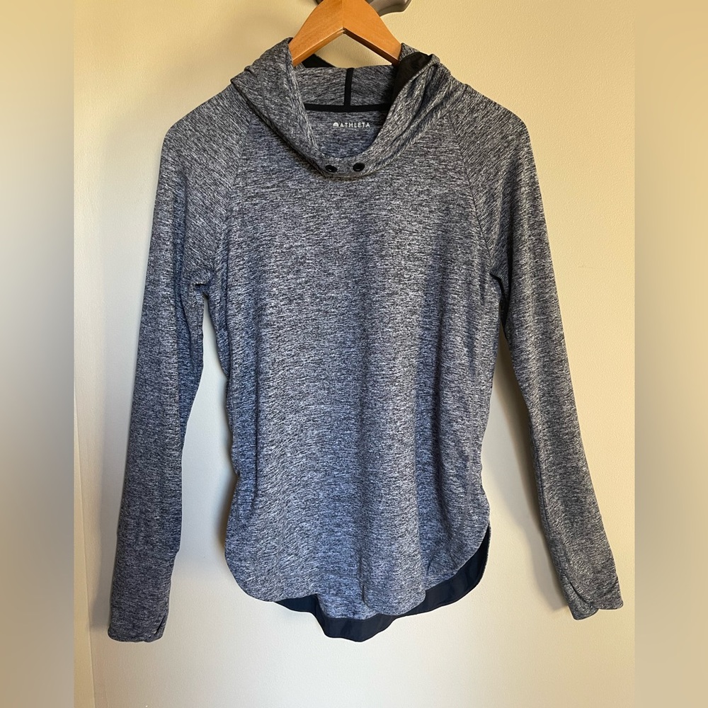 Athleta hoodie. great for to and from the gym and light workouts